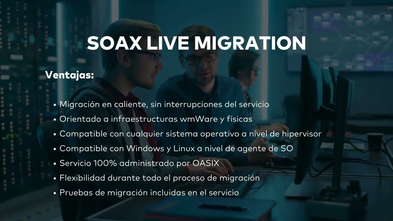 Servicio de migración de VMWare a OASIX Nube Pública - Detallado