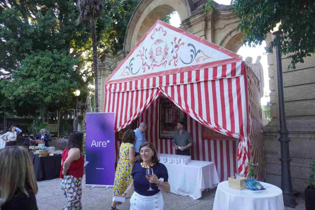 Caseta de Aire en el evento pre-feria de AOTEC 2026.
