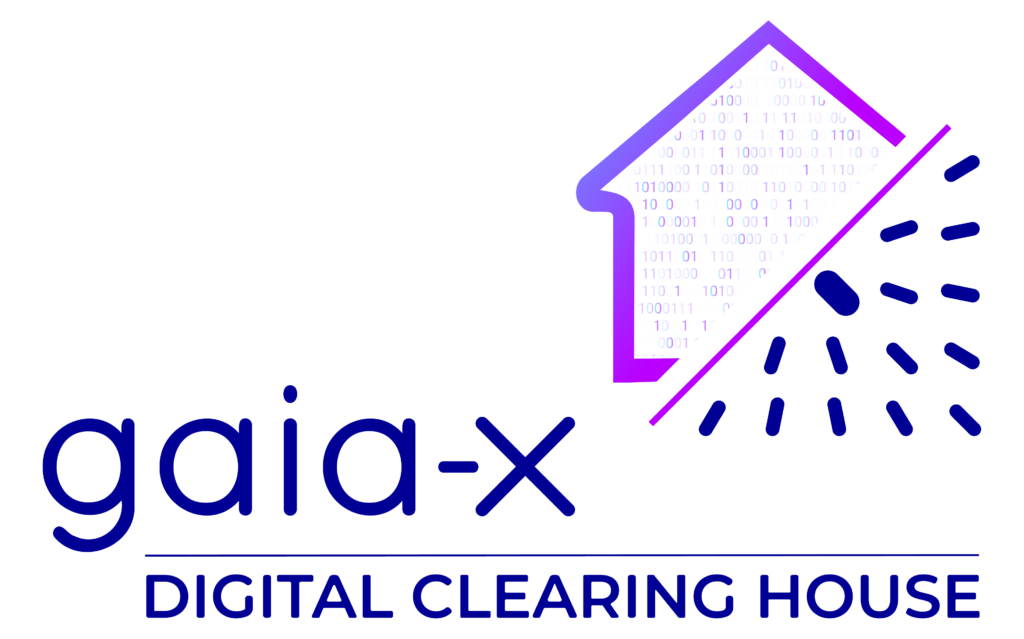 Logo blanco gaia X Clearing House
